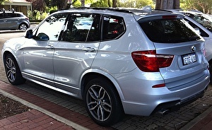 Шины на BMW X3 (F25) 2016