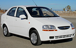 Шины на Chevrolet Aveo 2004