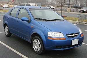 Шины на Chevrolet Aveo 2006