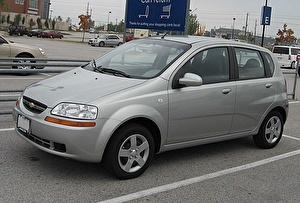 Шины на Chevrolet Aveo 2007