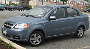 Шины на Chevrolet Aveo 2008