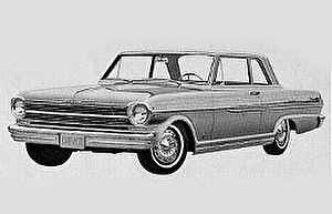 Шины на Chevrolet Chevy II Nova 1962