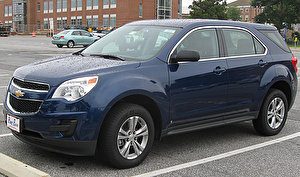 Шины на Chevrolet Equinox 2009