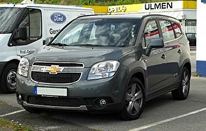 Шины на Chevrolet Orlando 2011