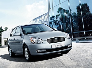 Шины на Hyundai Verna 2008