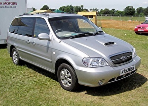 Шины на Kia Carnival 2003