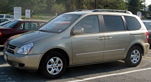 Шины на Kia Sedona 2001