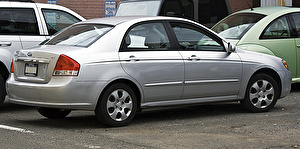 Шины на Kia Spectra 2007