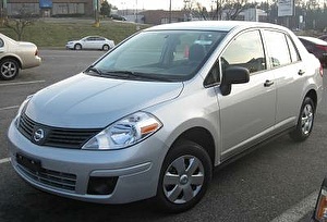 Шины на Nissan Versa 2009