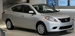 Шины на Nissan Versa 2014