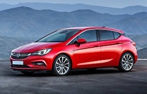 Шины на Opel Astra 2015