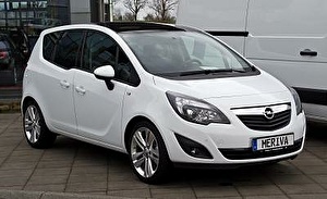 Шины на Opel Meriva 2010