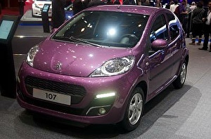 Шины на Peugeot 107 2013