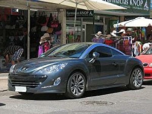 Шины на Peugeot RCZ Sport 2011