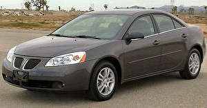 Шины на Pontiac G6 2005