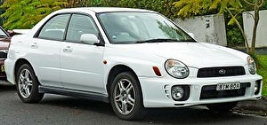 Шины на Subaru Impreza 2001