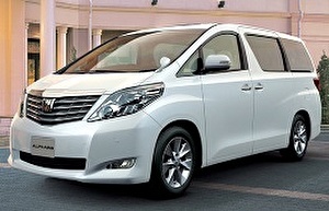 Шины на Toyota Alphard 2009