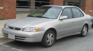 Шины на Toyota Corolla 2000