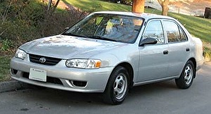 Шины на Toyota Corolla 2002