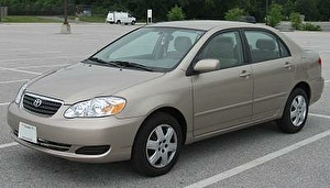 Шины на Toyota Corolla 2007