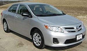 Шины на Toyota Corolla 2011