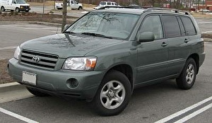 Шины на Toyota Highlander 2004