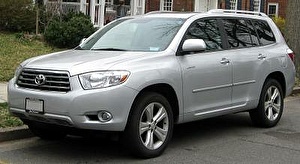 Шины на Toyota Highlander 2008