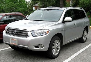 Шины на Toyota Highlander 2009